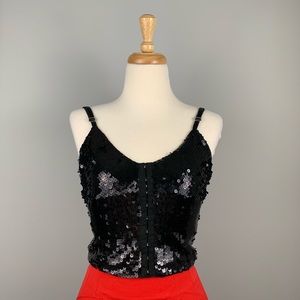 Guess Sequin Crop Top